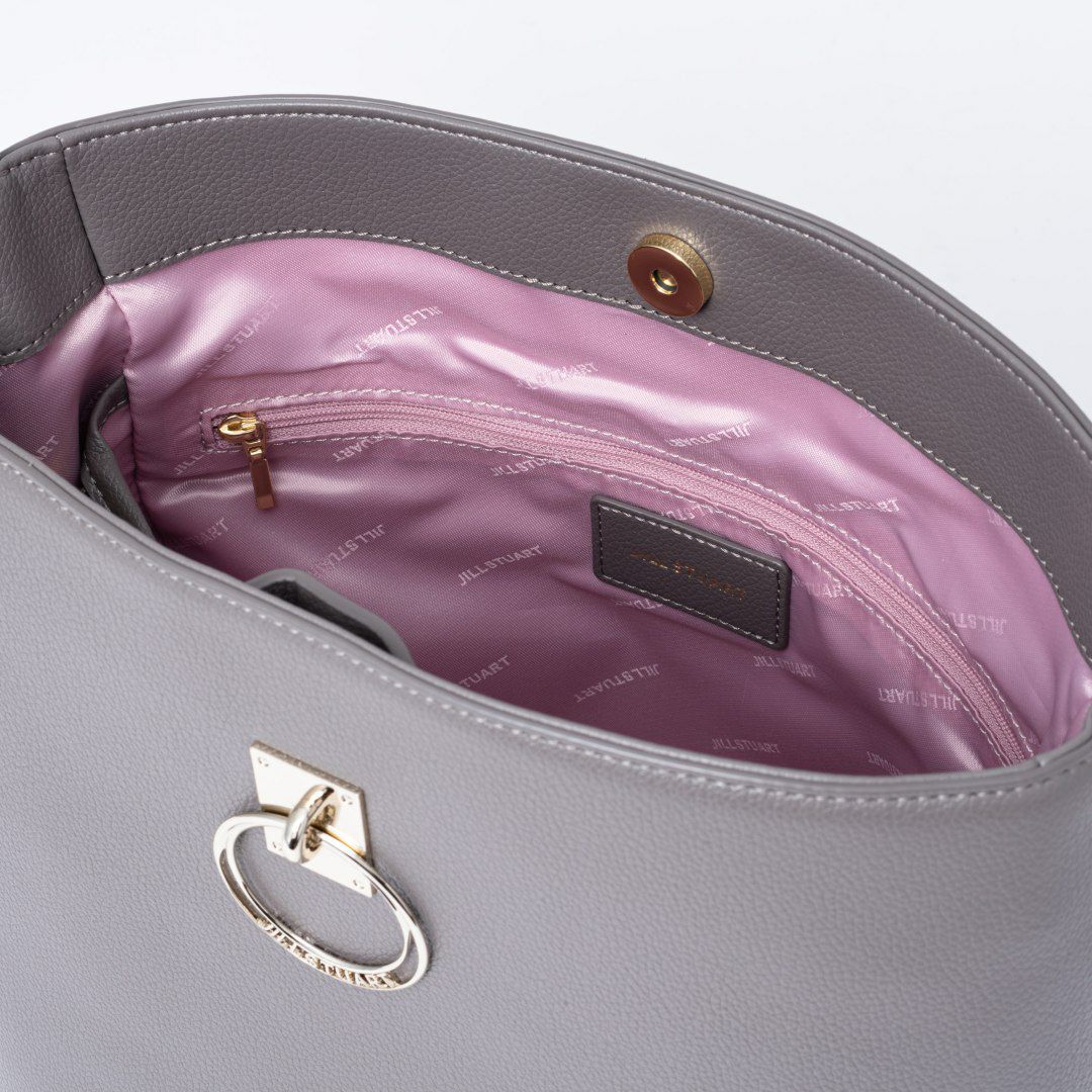 JILL STUART クレッセント ワンショルダー グレー