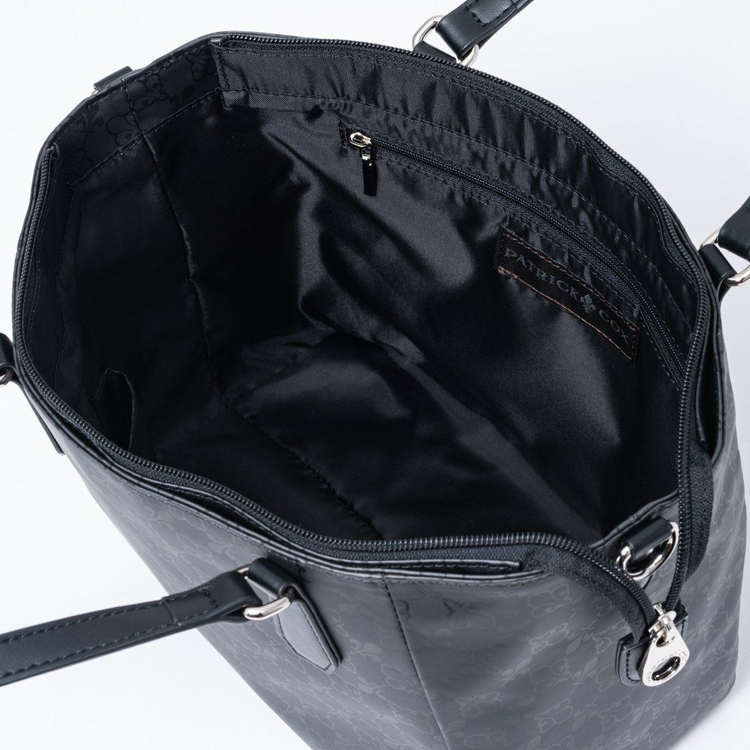 PATRICK COX クロケット 2WAYハンド ブラック