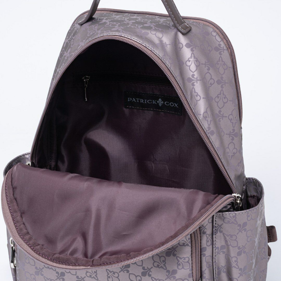 PATRICK COX クロケット リュック ガンメタリック