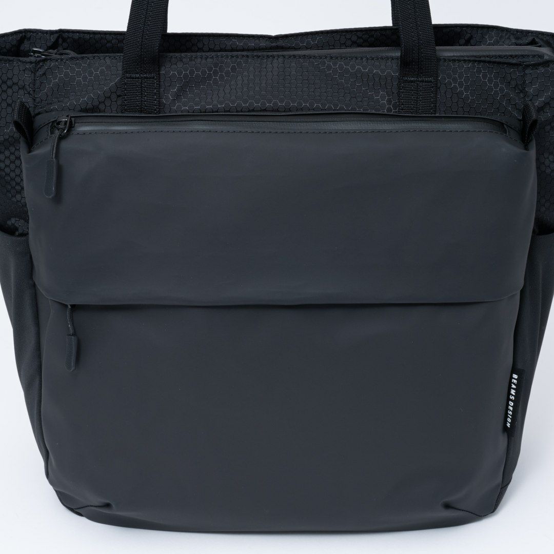 BEAMS DESIGN Watertight トートバッグ【BMMH5GT1】 ブラック