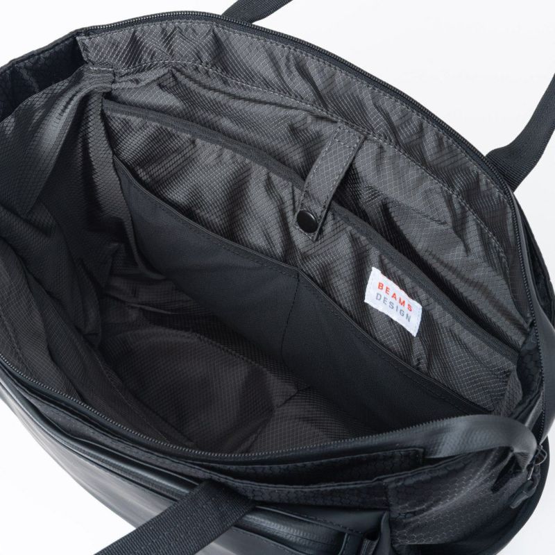 BEAMS DESIGN Watertight トートバッグ【BMMH5GT1】 ブラック