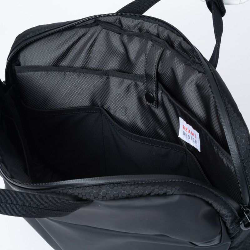 BEAMS DESIGN Watertight ブリーフケース(S)【BMMH5GT2】 ブラック