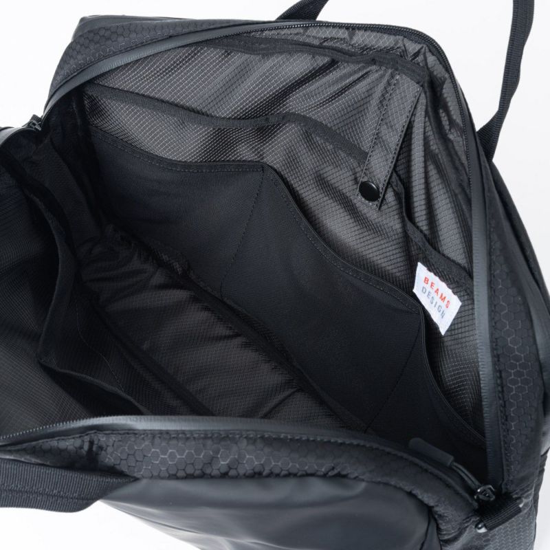 BEAMS DESIGN Watertight ブリーフケース(M)【BMMH5GT3】 ブラック