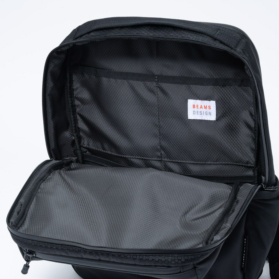 BEAMS DESIGN Watertight バックパック(S)【BMMH5GR3】 ブラック