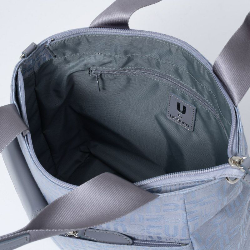 U by ungaroルイ 2WAYトート ブルーグレー