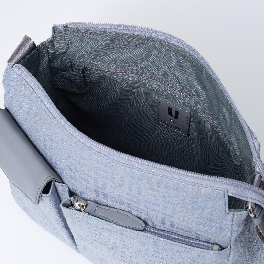 U by ungaroルイ ショルダー(M) ブルーグレー