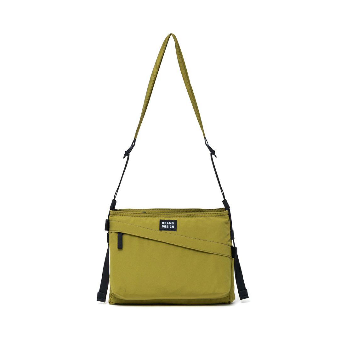 BEAMS DESIGN Diagonal サコッシュ【BMMH5ES1】 オリーブ