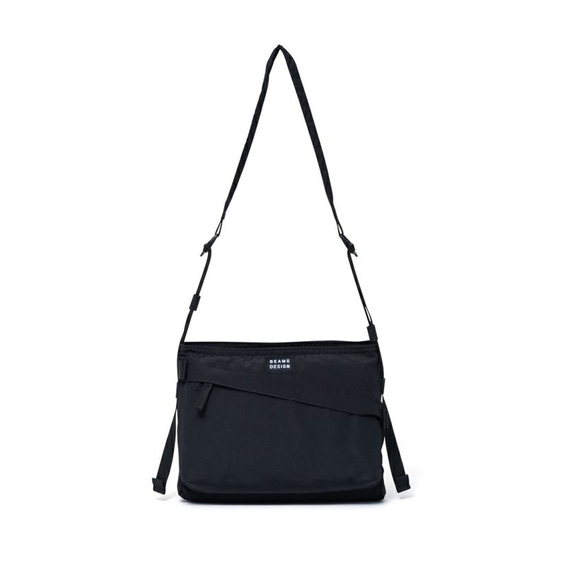 BEAMS DESIGN Diagonal サコッシュ【BMMH5ES1】 ブラック