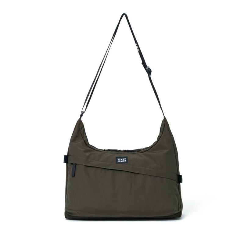 BEAMS DESIGN Diagonal ショルダー(L)【BMMH5ES6】 カーキ