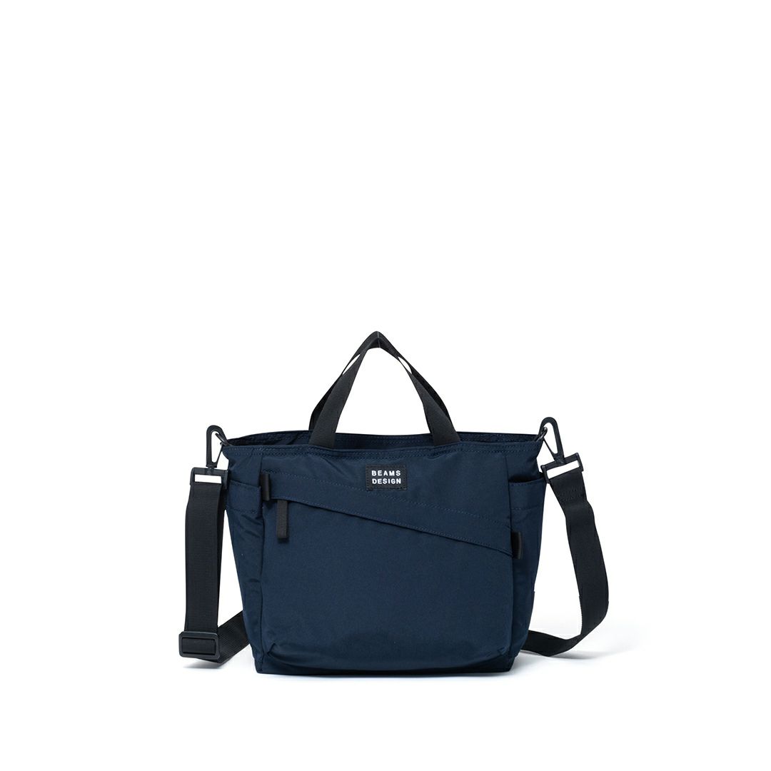 BEAMS DESIGN Diagonal 2WAYミニトート【BMMH5ET1】 ネイビー