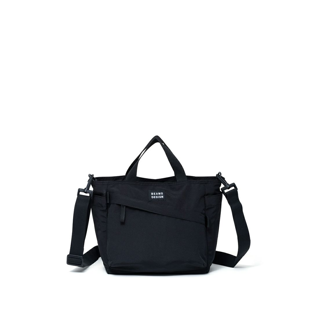 BEAMS DESIGN Diagonal 2WAYミニトート【BMMH5ET1】 ブラック