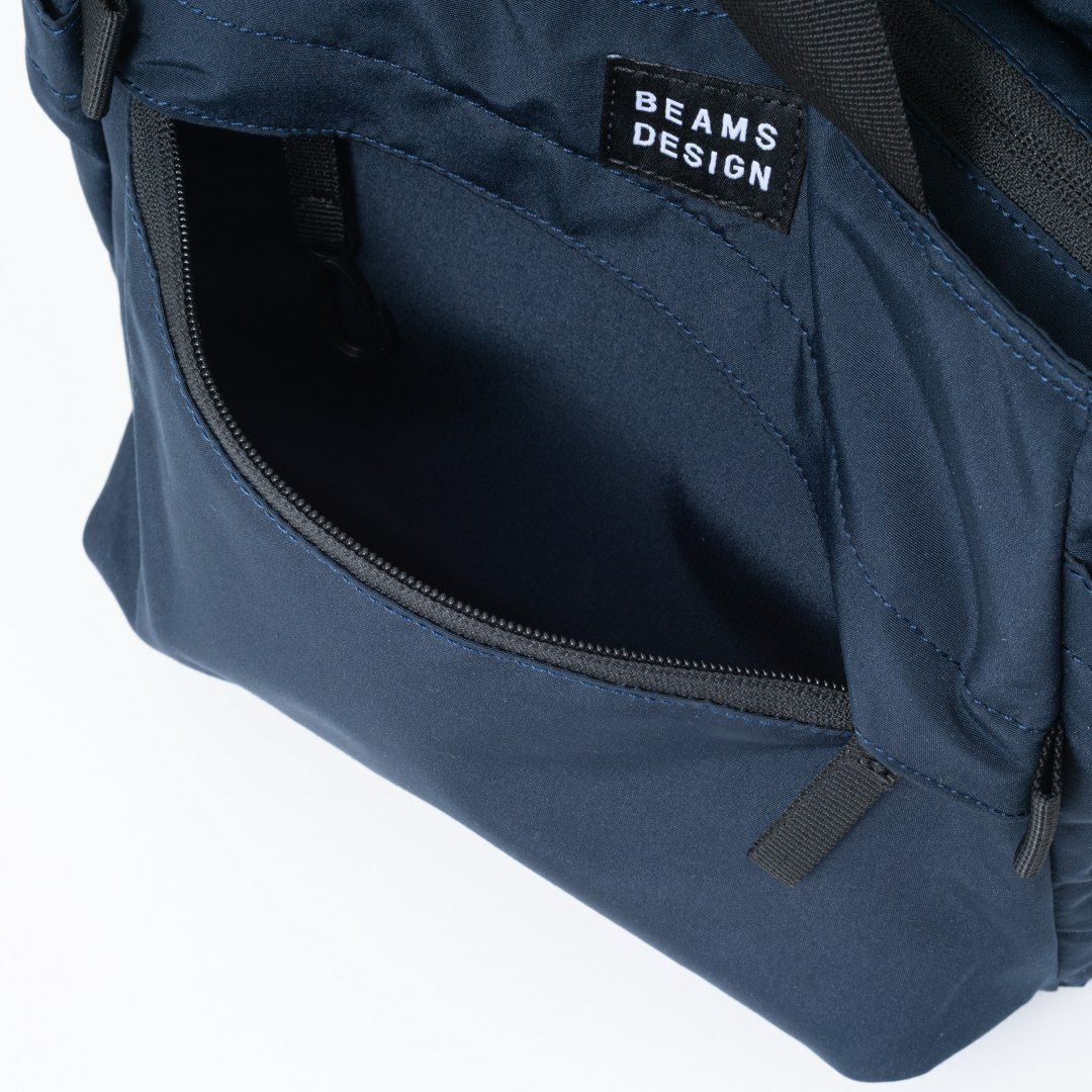 BEAMS DESIGN Diagonal 2WAYミニトート【BMMH5ET1】 ネイビー