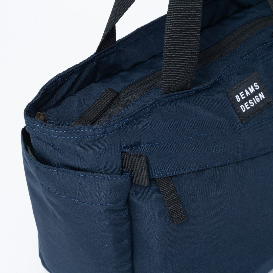 BEAMS DESIGN Diagonal 2WAYミニトート【BMMH5ET1】 ネイビー