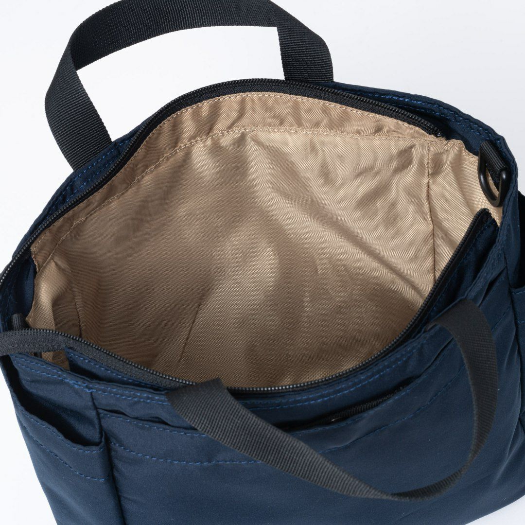 BEAMS DESIGN Diagonal 2WAYミニトート【BMMH5ET1】 ネイビー