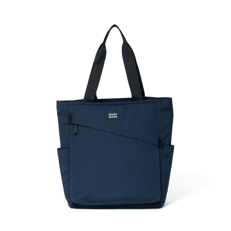 BEAMS DESIGN Diagonal トート【BMMH5ET2】 ネイビー