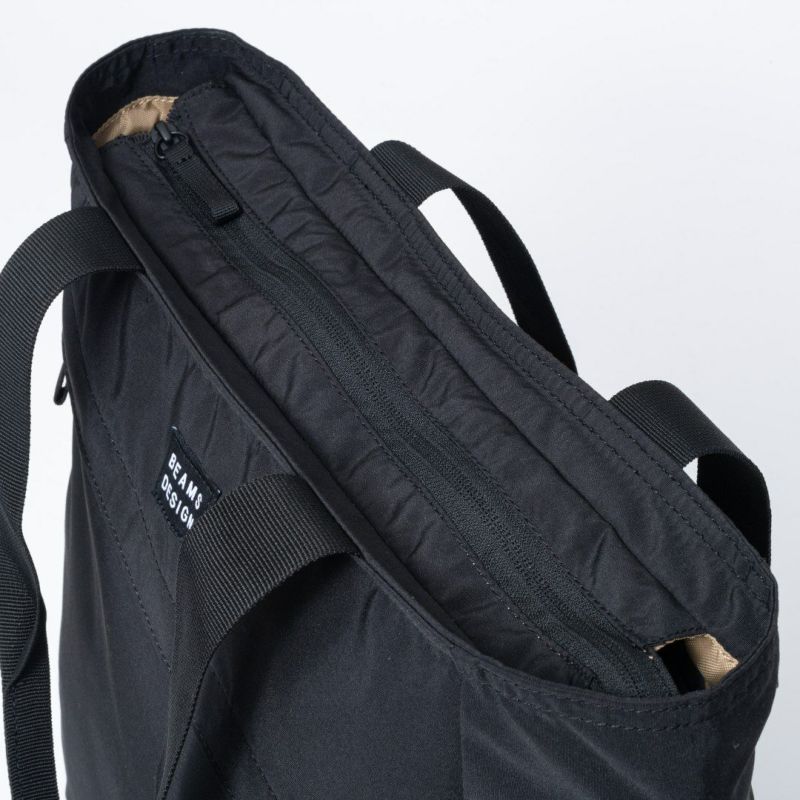 BEAMS DESIGN Diagonal トート【BMMH5ET2】 ブラック