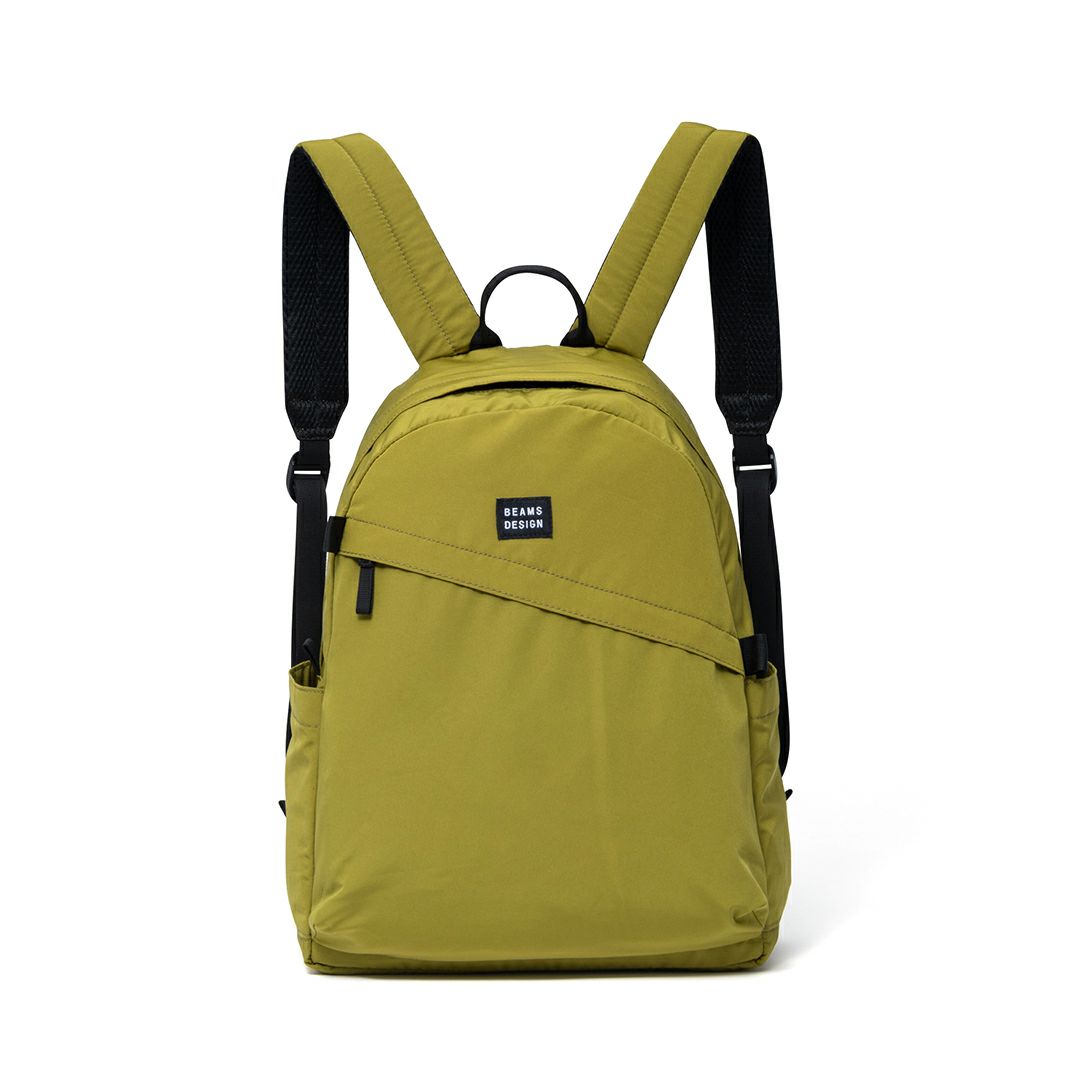 BEAMS DESIGN Diagonal バックパック【BMMH5ER1】 オリーブ