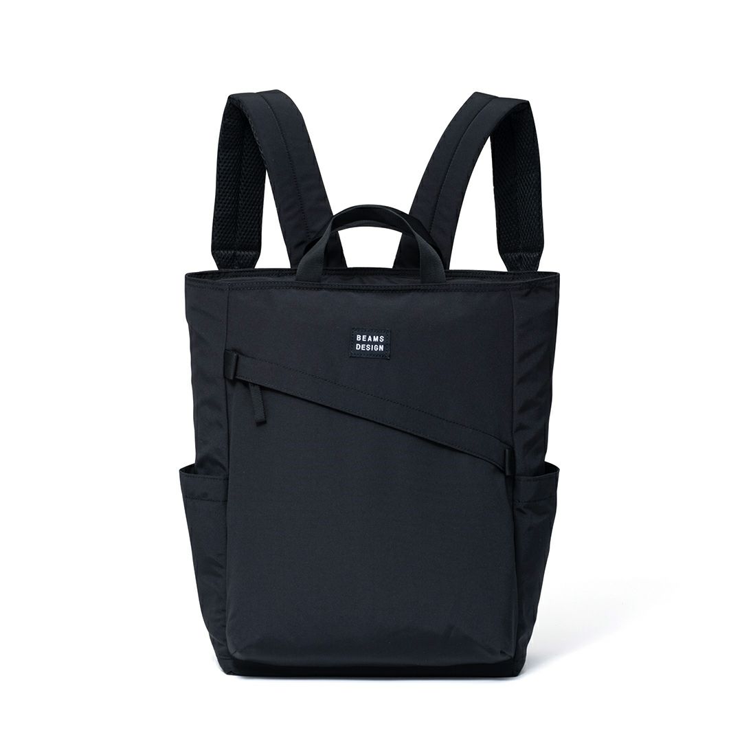 BEAMS DESIGN Diagonal 2WAYバックパック【BMMH5ER2】 ブラック