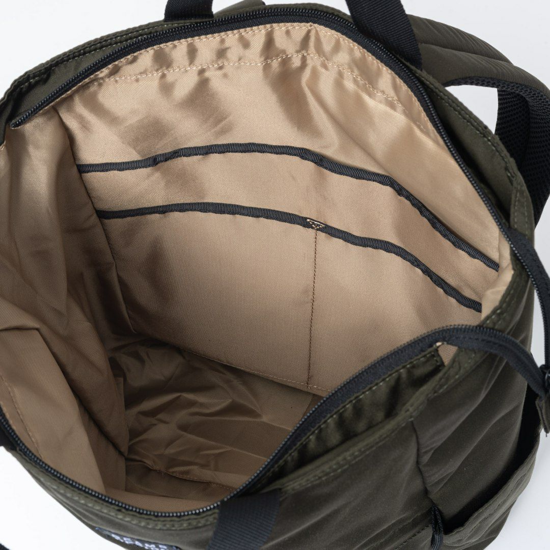 BEAMS DESIGN Diagonal 2WAYバックパック【BMMH5ER2】 カーキ