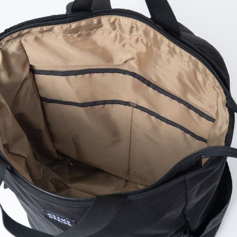 BEAMS DESIGN Diagonal 2WAYバックパック【BMMH5ER2】 ブラック