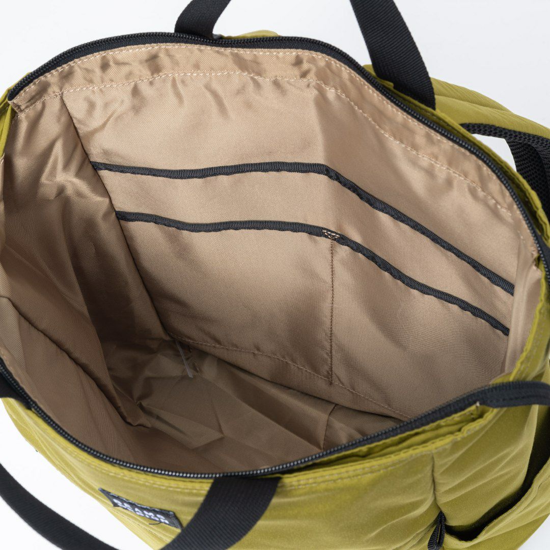 BEAMS DESIGN Diagonal 2WAYバックパック【BMMH5ER2】 オリーブ