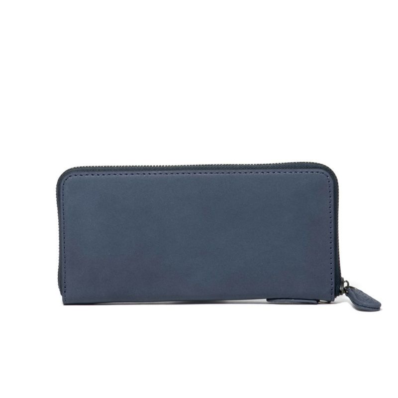 NOMADOI  アラバマ ラウンドファスナー長財布(2025年秋冬限定カラー) ブルー
