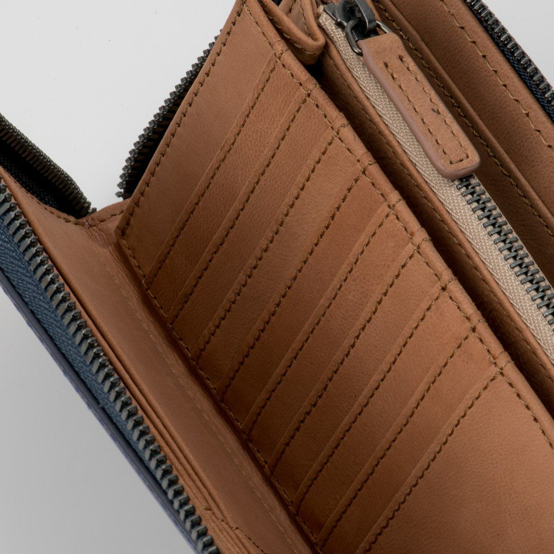 NOMADOI  アラバマ ラウンドファスナー長財布(2025年秋冬限定カラー) ブルー