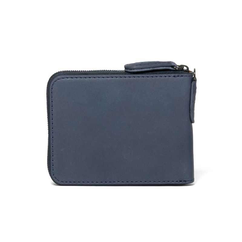 NOMADOI  アラバマ ラウンドファスナー折り財布(2025年秋冬限定カラー) ブルー