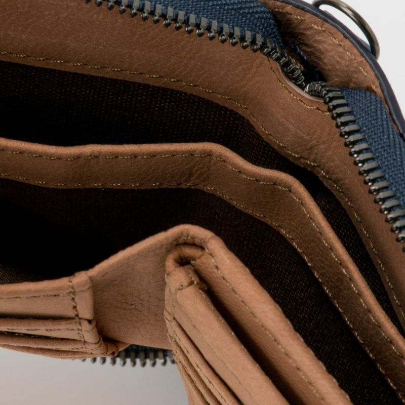 NOMADOI  アラバマ ラウンドファスナー折り財布(2025年秋冬限定カラー) ブルー