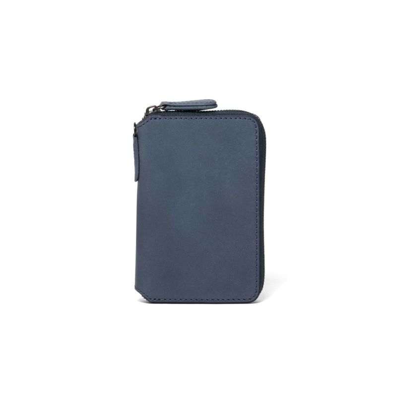 NOMADOI  アラバマ ミドルラウンド折り財布(2025年秋冬限定カラー) ブルー