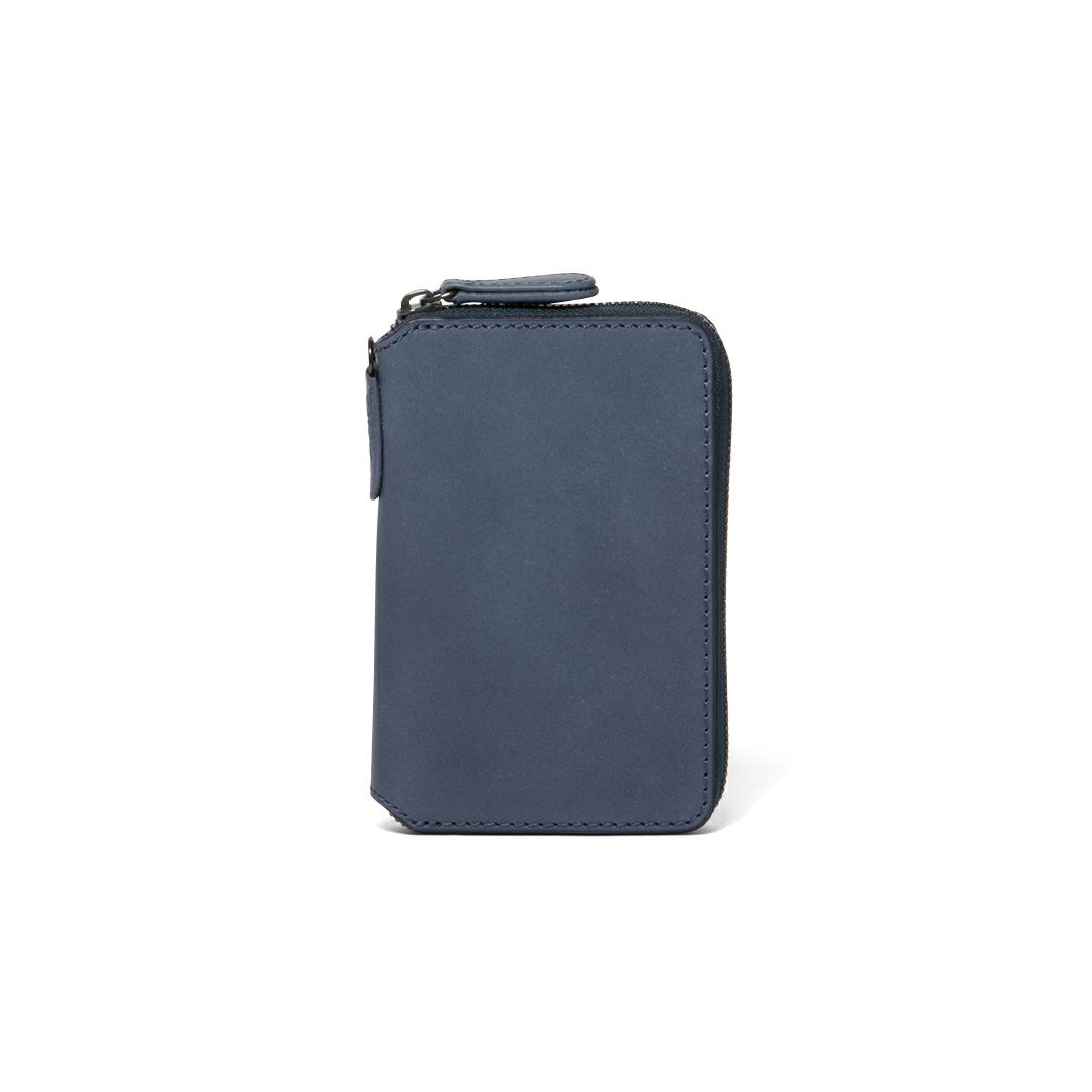 NOMADOI  アラバマ ミドルラウンド折り財布(2025年秋冬限定カラー) ブルー