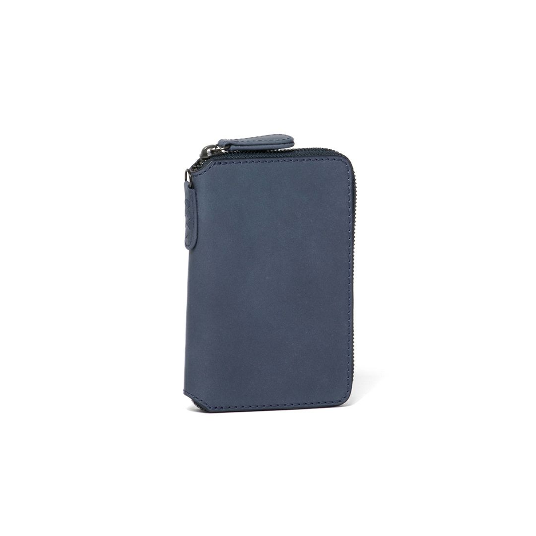 NOMADOI  アラバマ ミドルラウンド折り財布(2025年秋冬限定カラー) ブルー