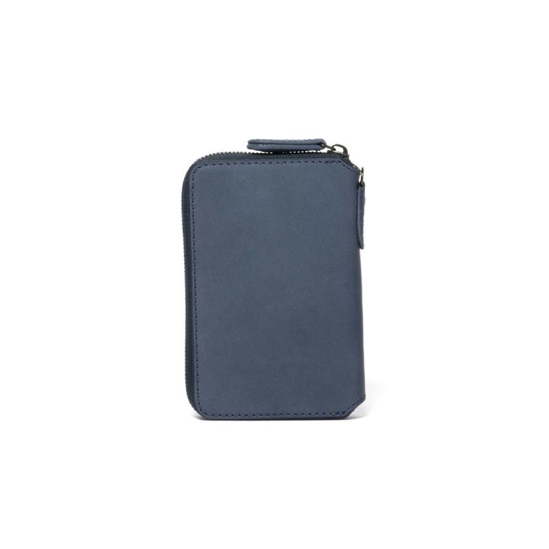 NOMADOI  アラバマ ミドルラウンド折り財布(2025年秋冬限定カラー) ブルー