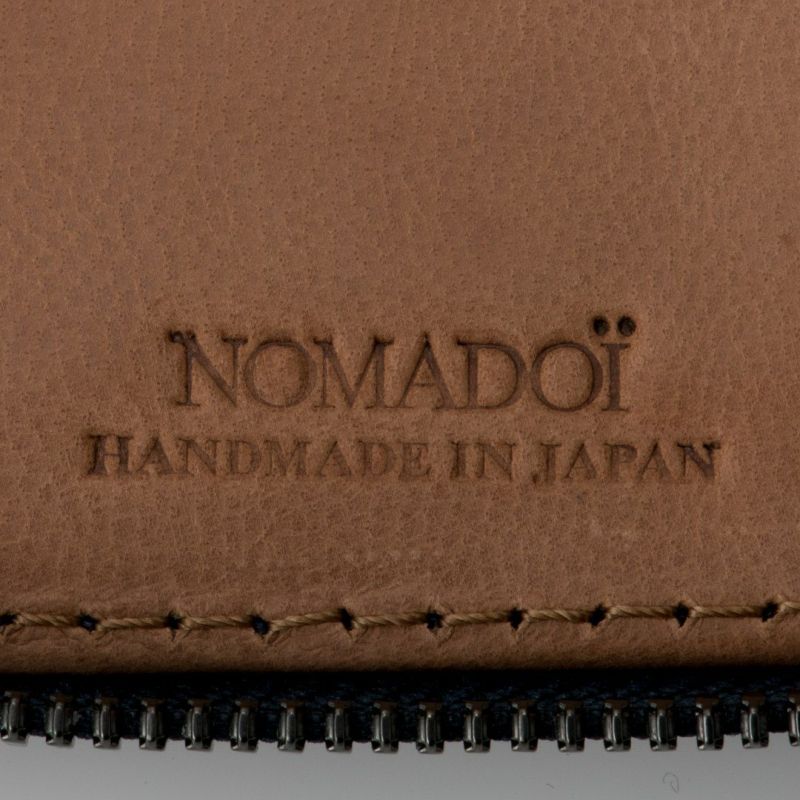 NOMADOI  アラバマ ミドルラウンド折り財布(2025年秋冬限定カラー) ブルー
