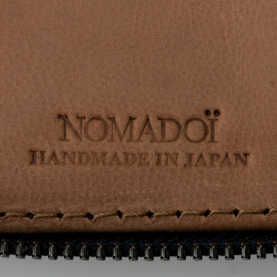 NOMADOI  アラバマ ミドルラウンド折り財布(2025年秋冬限定カラー) ブルー