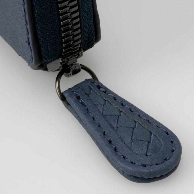 NOMADOI  アラバマ ミドルラウンド折り財布(2025年秋冬限定カラー) ブルー