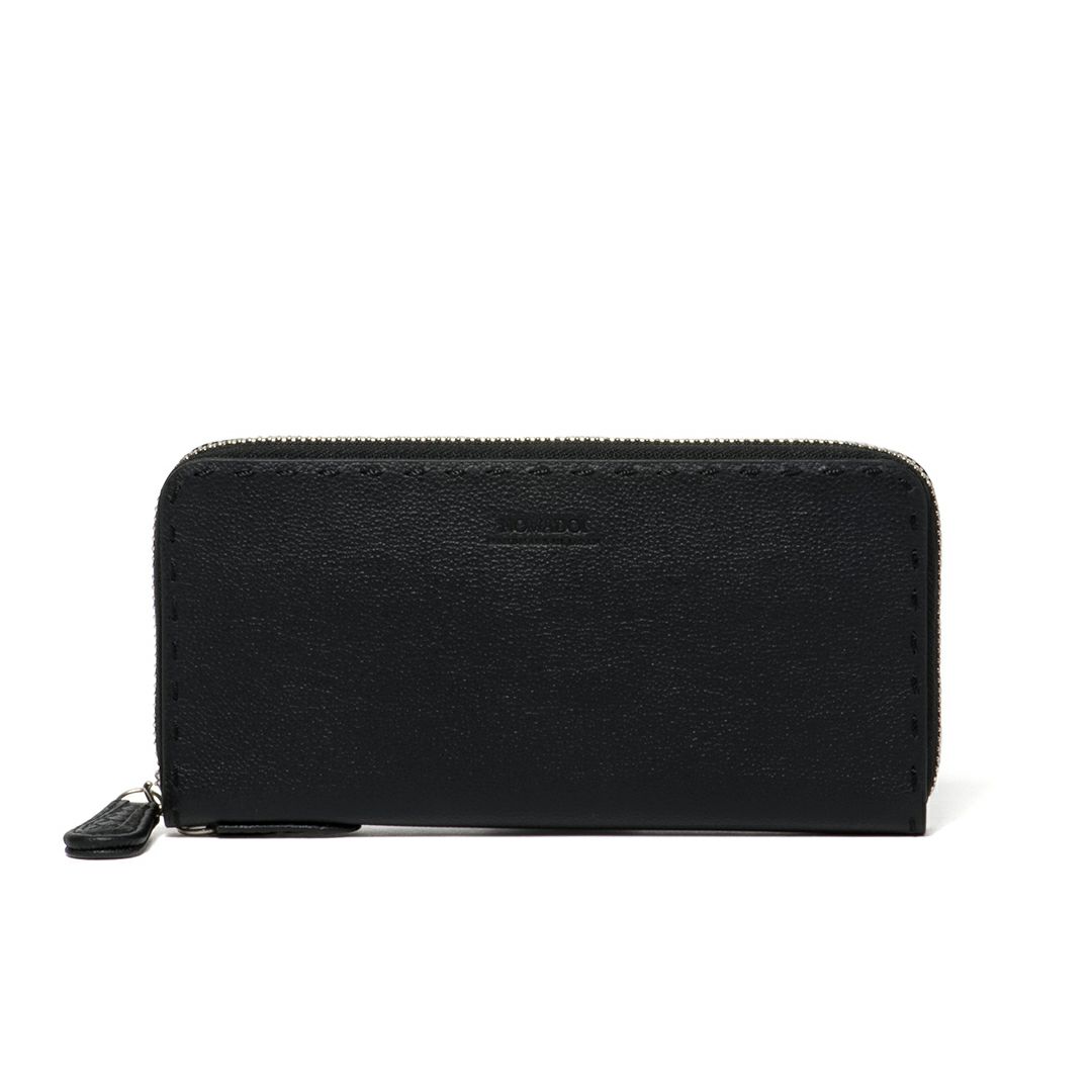 NOMADOI  Indiana ラウンドファスナー長財布 ブラック