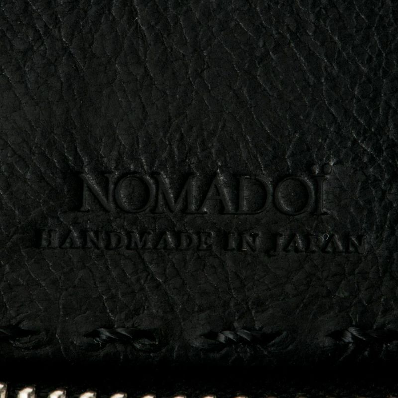NOMADOI  Indiana ラウンドファスナー長財布 ブラック