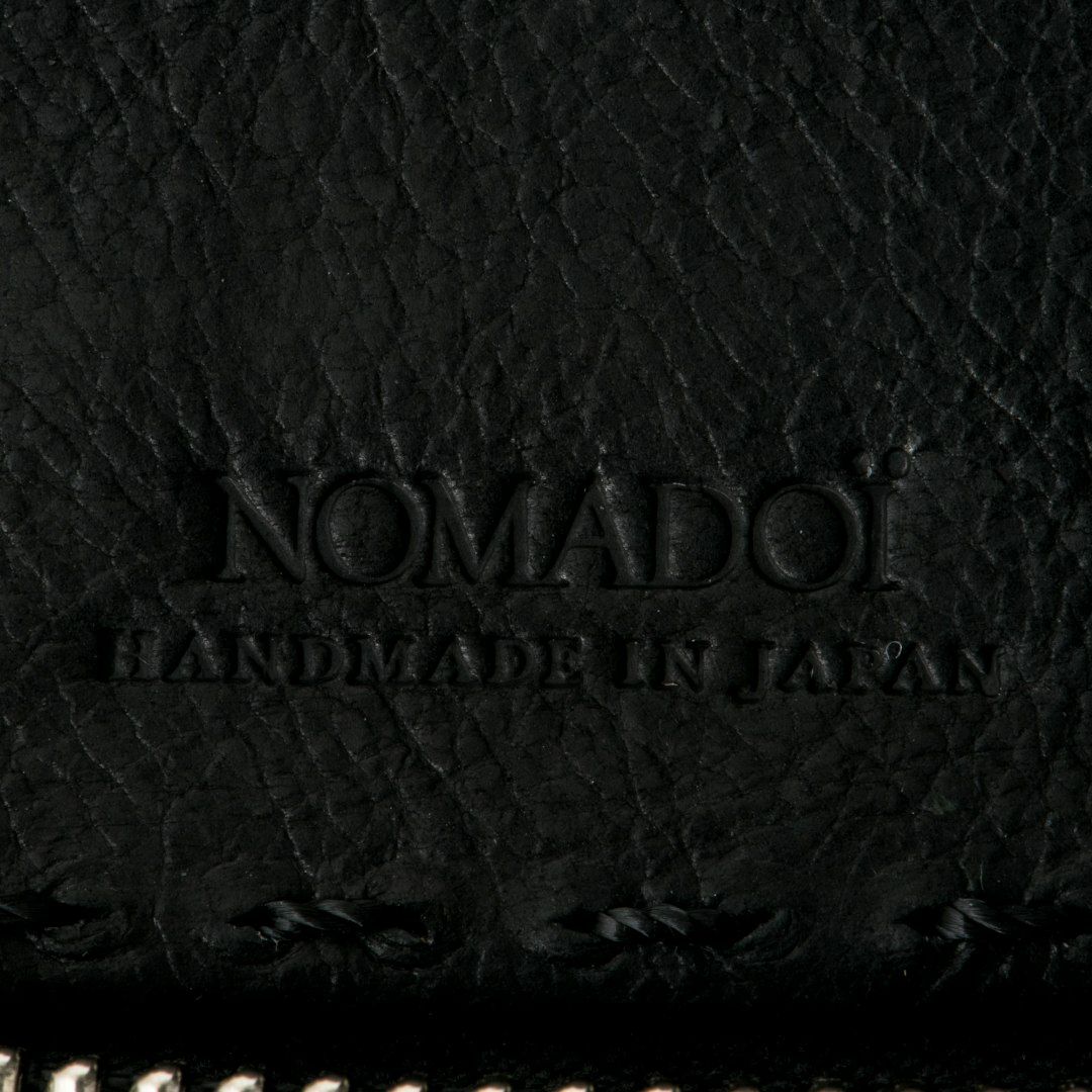 NOMADOI  Indiana ラウンドファスナー長財布 ブラック