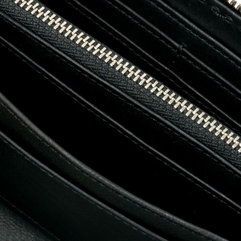 NOMADOI  Indiana ラウンドファスナー長財布 ブラック