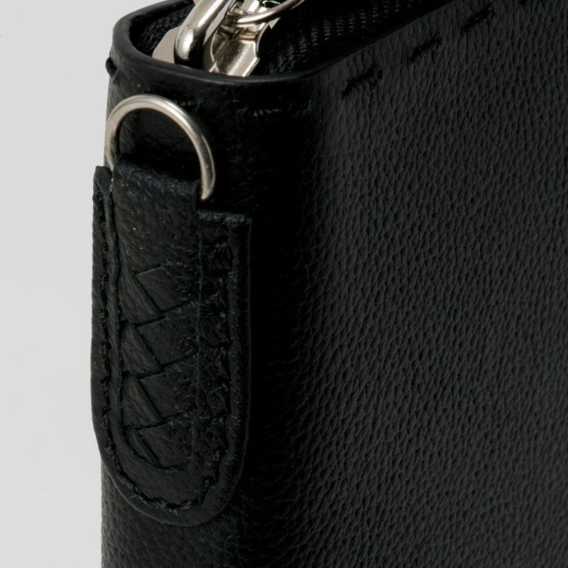 NOMADOI  Indiana ラウンドファスナー長財布 ブラック