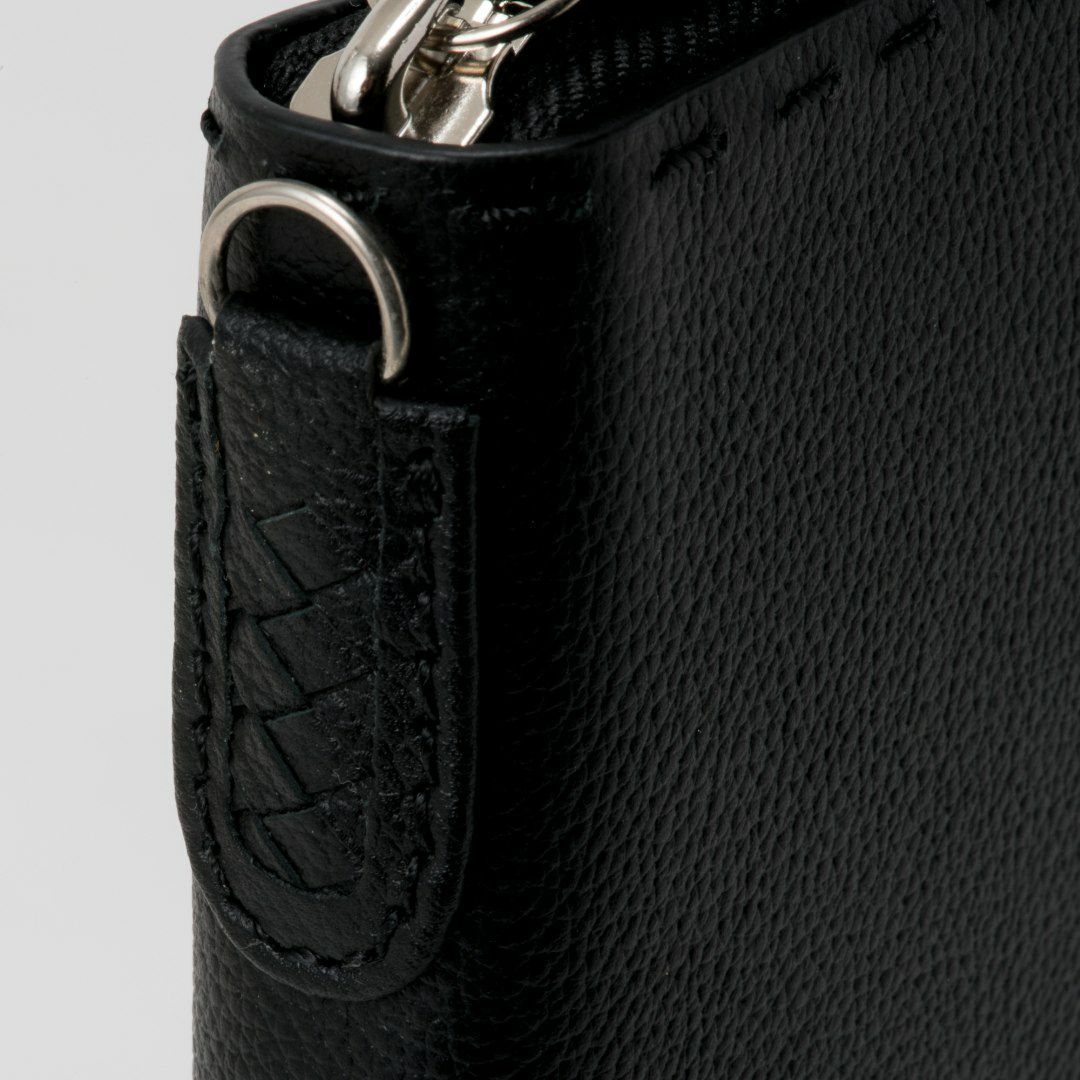 NOMADOI  Indiana ラウンドファスナー長財布 ブラック