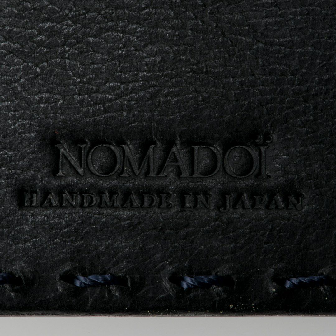 NOMADOI  Indiana 二つ折り財布 ブルーグレー