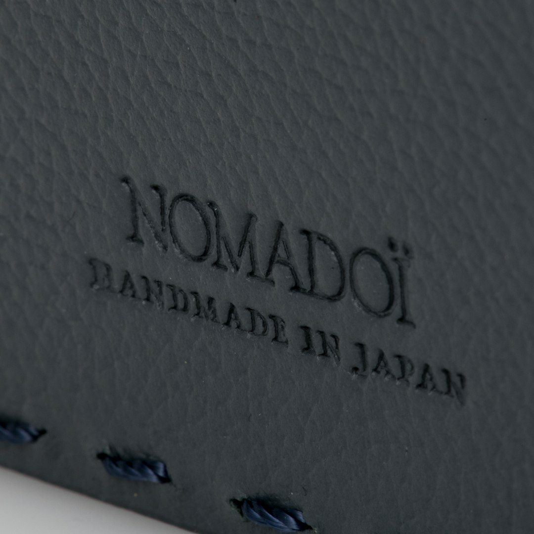NOMADOI  Indiana 二つ折り財布 ブルーグレー