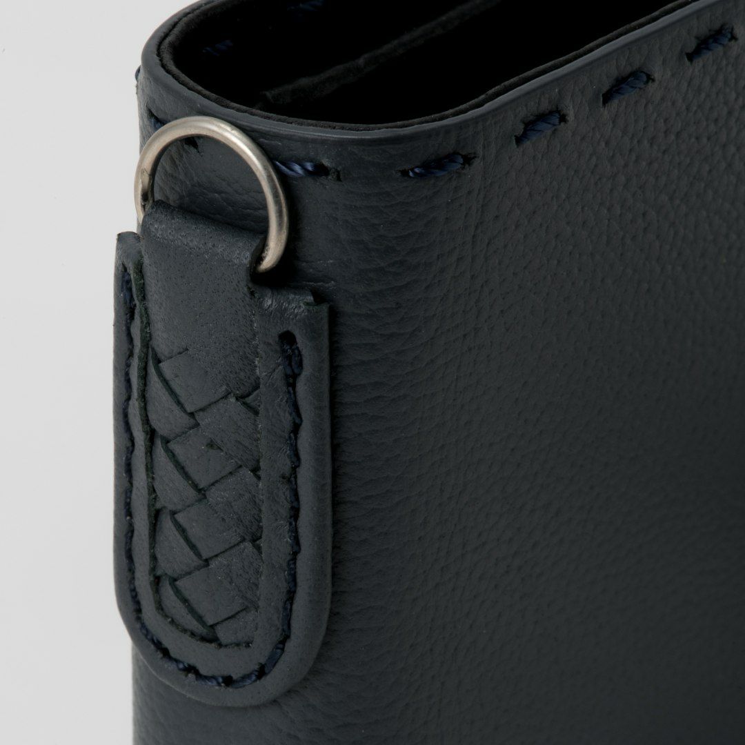 NOMADOI  Indiana 二つ折り財布 ブルーグレー