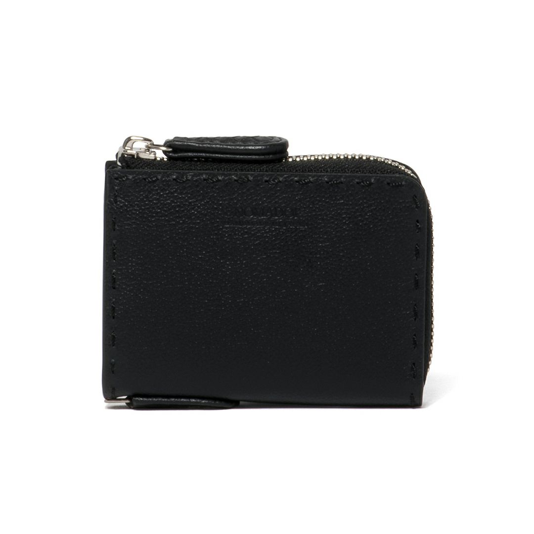 NOMADOI  Indiana L字ファスナー小銭入れ ブラック