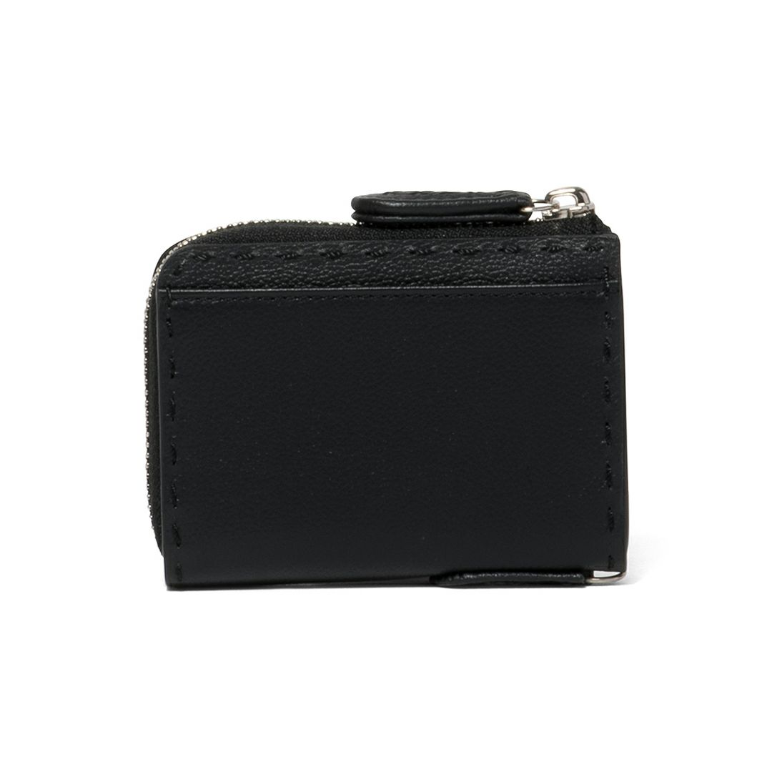 NOMADOI  Indiana L字ファスナー小銭入れ ブラック