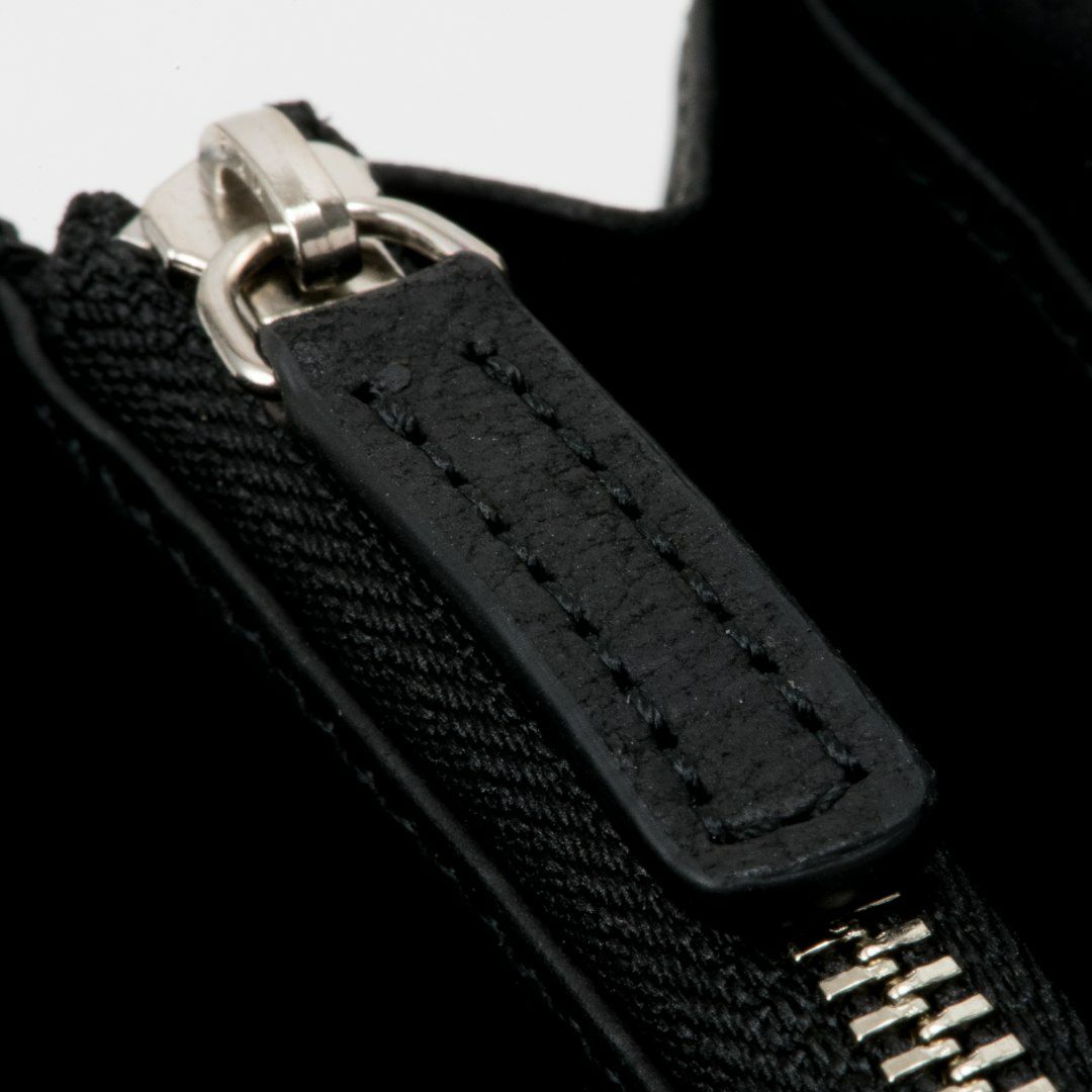 NOMADOI  Indiana L字ファスナー小銭入れ ブラック