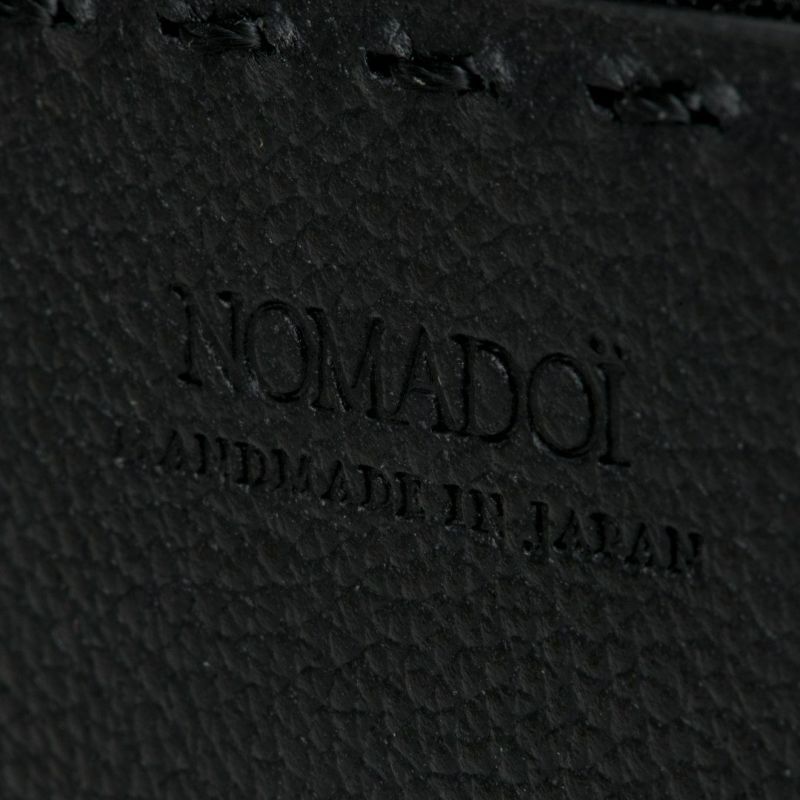 NOMADOI  Indiana L字ファスナー小銭入れ ブラック