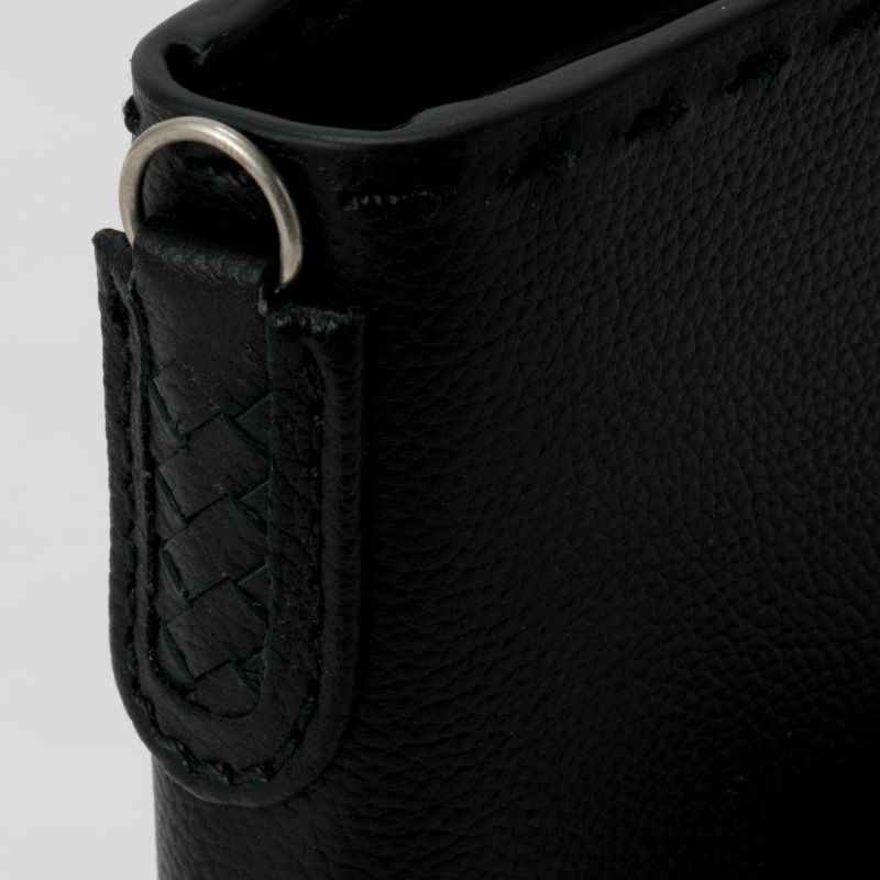 NOMADOI  Indiana L字ファスナー小銭入れ ブラック